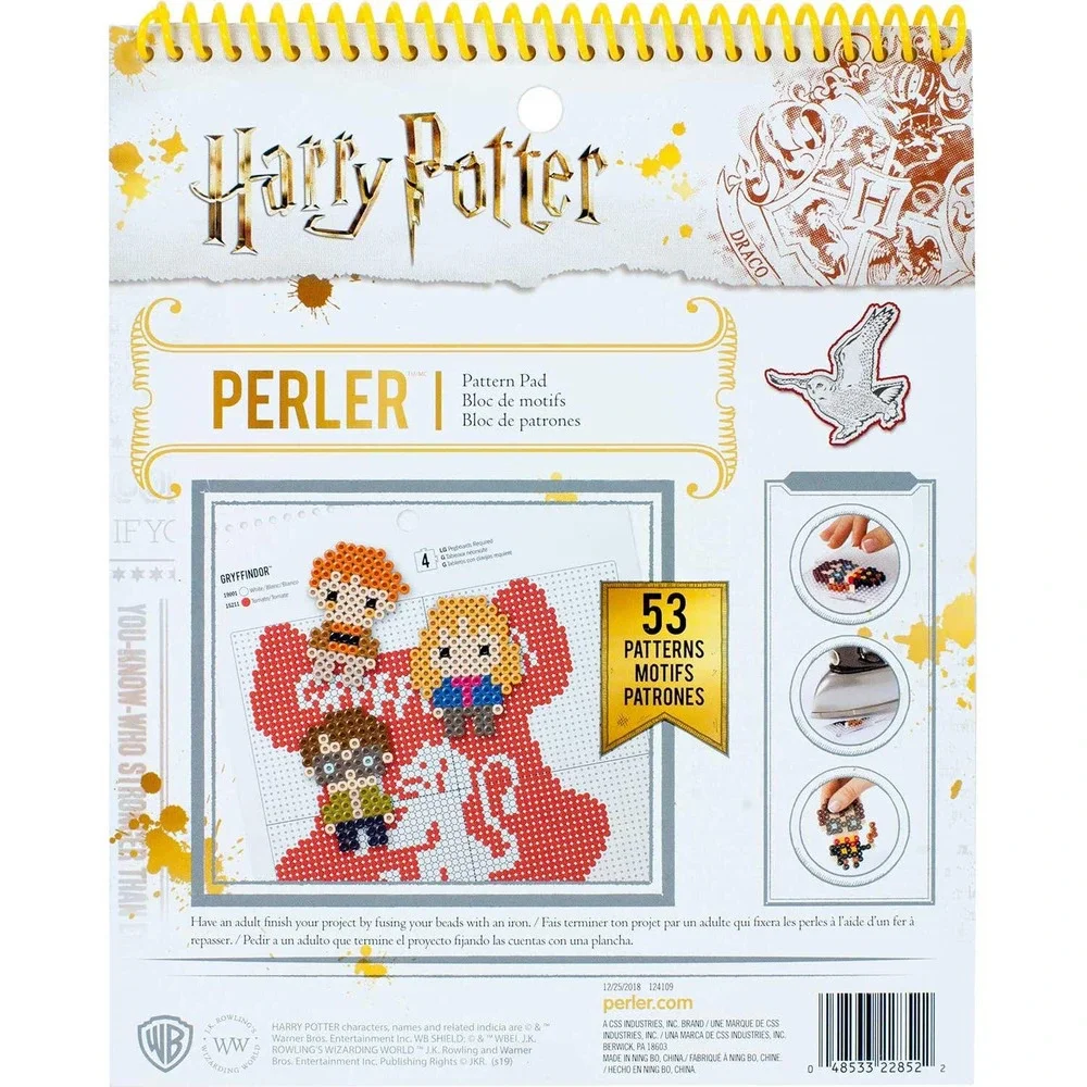 Perler Beads Harry Potter Instruction Pad - 53 Unique Patterns - Multico…